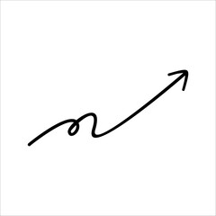 Modern Scrible Abstract Line Vector Element