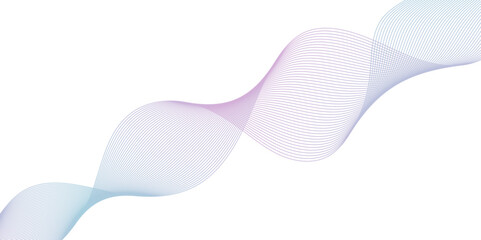 Abstract modern pink line futuristic energy sound waves technology concept background. Abstract background wave line in vector business texture. Pattern line blend curve flow futuristic background.