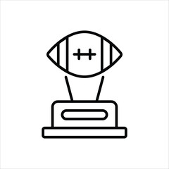 Trophy vector icon