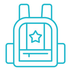 Fototapeta premium Backpack Icon