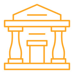 Fototapeta premium Government Building Icon