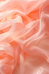 Fototapeta premium Soft pink background with elegant, centered fabric design for a stylish aesthetic