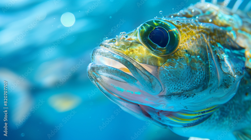 Poster Haddock fish underwater