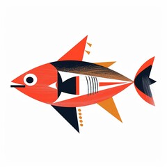 Fish scandinavian minimalism fashion