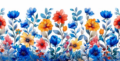 seamless pattern border, beaming color