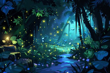 Jungle Dreamscape Background