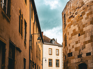 Street view of Thionville in France