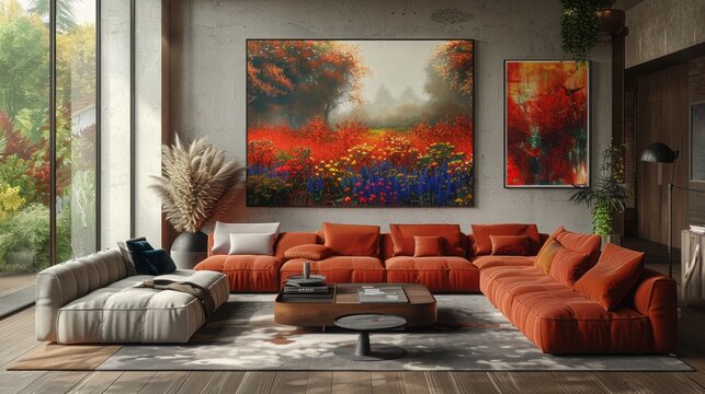 Samsung galaxy s9 smart TV, adopts modern minimalist futuristic style,