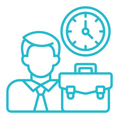 Obraz premium Working Hours Icon