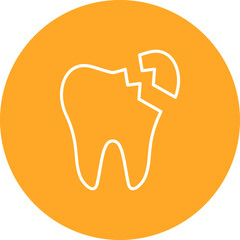Broken Tooth Icon