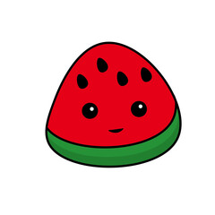 water melon vecto cute