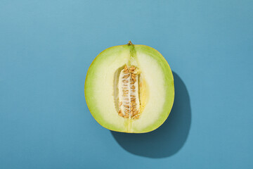 Juicy and tasty summer time fruit concept - melon