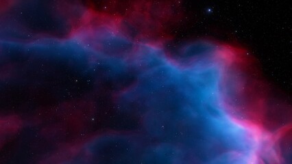 Fototapeta premium Universe filled with stars, nebula and galaxy 