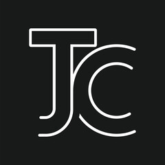 Line Letter TC logo design for your brand