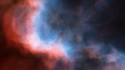 Universe filled with stars, nebula and galaxy  © ANDREI