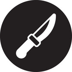 knife glyph icon