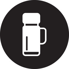 thermos glyph icon