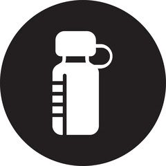 water bottle glyph icon