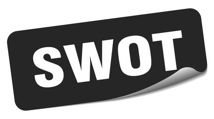 swot sticker. swot label