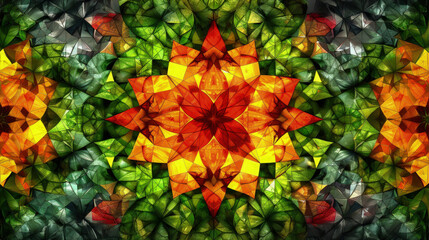 Fototapeta premium Mandala art abstract background