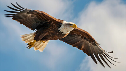 Obraz premium Bird on the sky