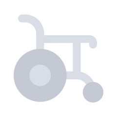 Icon of wheelchair in modern and trendy style, premium vector