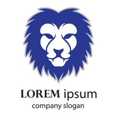 Elegant and dignified lion head logo design