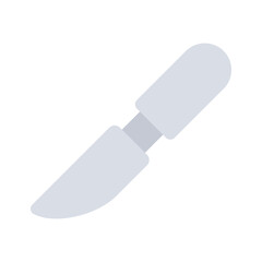 A new trendy style of surgical knife, vector icon