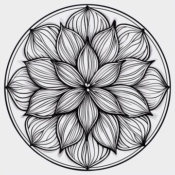 Mandala coloring page