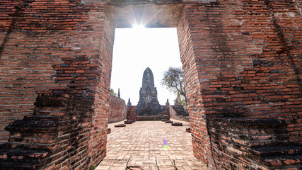 Wat Ratchaburana is an ancient temple over six hundred years old, built during the Ayutthaya period. Located in Ayutthaya Province, Thailand.