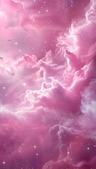pink nebula background