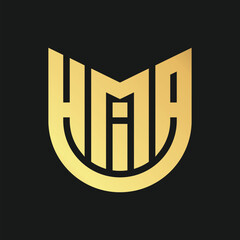 Luxury Golden Letter Logo design for your fashion