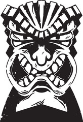 skull with sword silhouette 