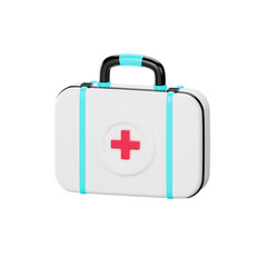 3D illustration of Medical kit