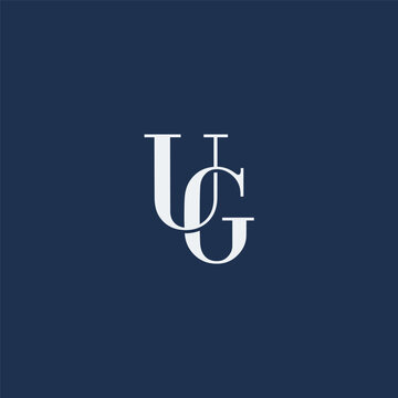 UG monogram logo. U & G initials.