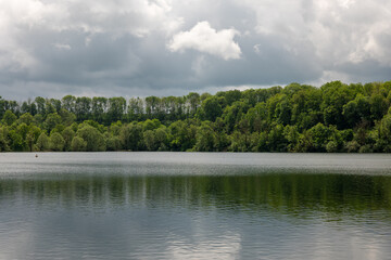 Fototapeta premium lake in the forest