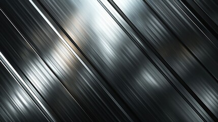 Background Texture, Metallic texture with a polished, reflective surface and linear patterns Illustration image,