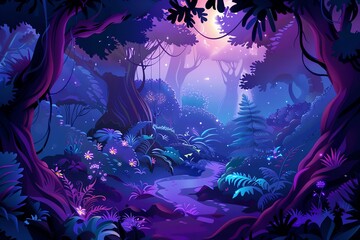 fairy painting jungle background