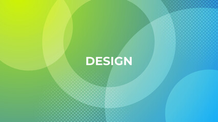 yellow blue gradient background with circles and halftone. suitable for website, banner, poster, presentation, wallpaper, cover.