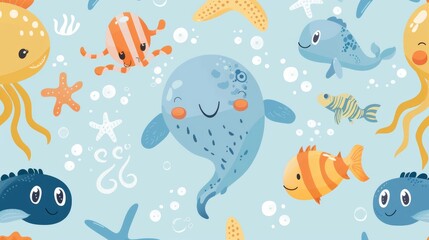 Cute cartoon zoo animals with enclosures and visitors