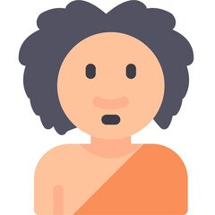 Fototapeta premium Prehistoric Man Icon