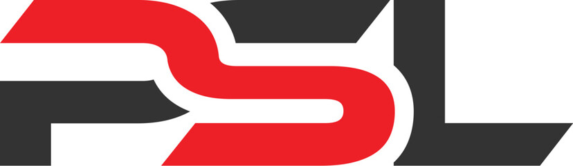PSL letter Logo design
