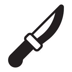 knife glyph icon