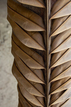 Tresse naturelle, feuille de palmier
