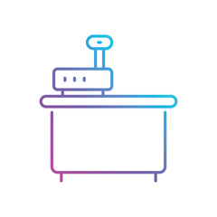 Cash Counter vector icon