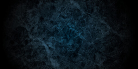 Abstract dark blue stone grungy wall backdrop background. Blank black concrete texture surface background. dark texture chalk board and black board background.