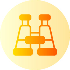 Obraz premium binocular gradient icon