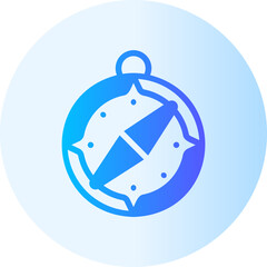 compass gradient icon