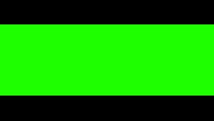 cinematic black bars green screen
