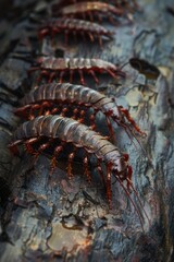Obraz premium Close up of bugs on a tree. Suitable for nature and wildlife themes